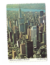 Area view of Midtown Manhattan New York City vintage postcard Unposted