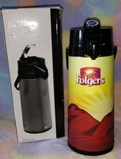Curtis ThermoPro TLXA-22 2.2L Coffee Dispenser Folgers Advertising New Open Box