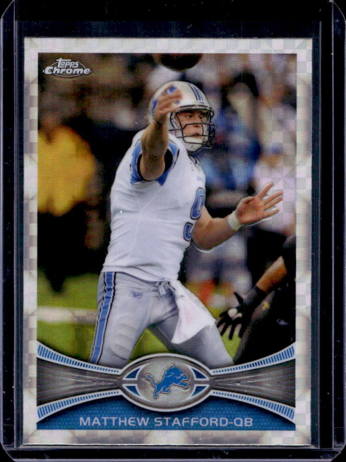 2012 Topps Chrome Matthew Stafford Refractor Xfractors #126 Lions