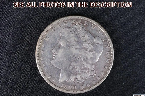 NobleSpirit 1890 Morgan Silver Dollar Fine / Very Fine