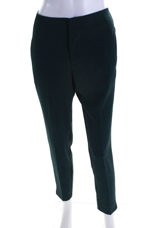 Brochu Walker Womans Zip Up Pocketed Elastic Waist Forestry Bine Pants Size XS L