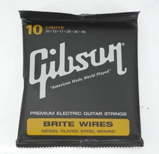 Gibson Brite Wires Electric Guitar Strings Light 10-46
