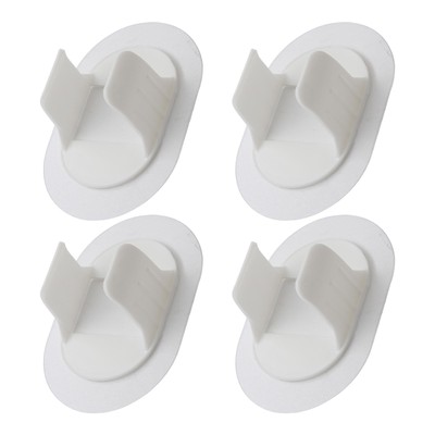 4x Rohrschellen Für Waschmaschinen-Abfluss - Ohne Bohren Montierbar