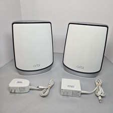 NETGEAR Orbi Tri Band WiFi 6 Mesh Router RBR850 Receiver RBS850 Satellite
