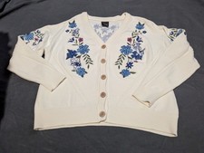 Disney Embroidered Cardigan Sweater