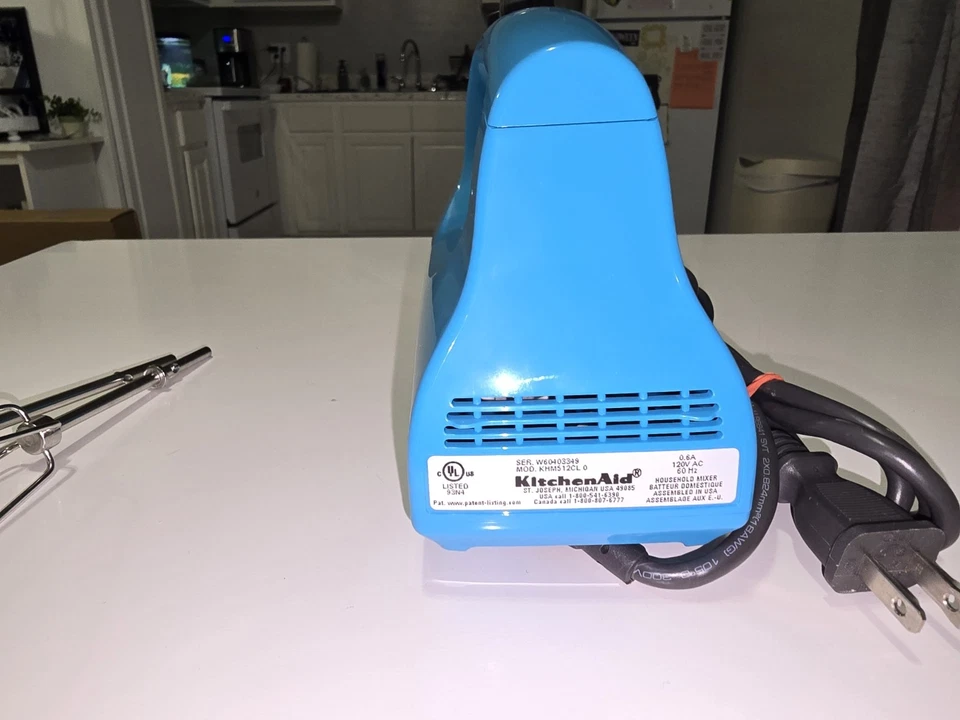 KitchenAid 5-скоростной ультра питания ручной миксер khm512cl кристалл синий - Изображение 4 из 4