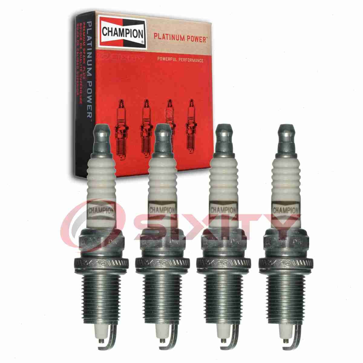 4 pc Champion Platinum 3436 Spark Plugs for RC12LC4 HGR7MDPO 7100 7090 4313 ua