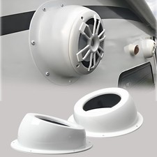 6.5" Speaker Pods, Angled Surface Mount Speaker Enclosures Boxes for UTV, RV,...