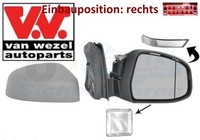 VAN Wezel 1945828 AußEnspiegel Rechts Spiegel AußEn FüR Ford