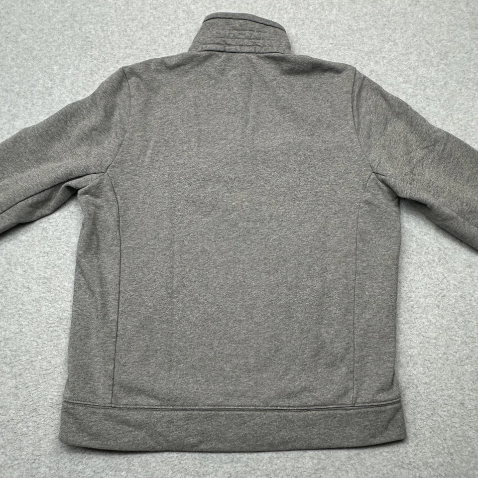 Pullover RLX Ralph Lauren Para Hombres Grande Gris Cuarto Cremallera Cuello Simulado Bolsillo en el Pecho Foto 2 de 4