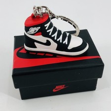 Nike Air Jordan High Top Sneaker Keychain With Mini Shoe Box