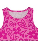Wonder Nation Girls Pink Heart Tank Dress Size Medium (7-8) NWT — photo 2