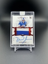 2019 Panini Flawless Rookie Patch Autographs Daniel Jones /20 ON CARD AUTO!!