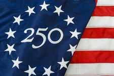 America 250 - 3x5 ft BETSY ROSS 250 Flag SEWN NYLON 250 in Star Circle  USA Made