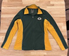 NFL Team Apparel Green Bay Packers Women  s Fleece Jacket Zip Up - Small
