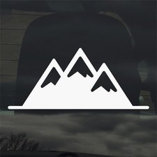 Mountain Symbol Custom Vinyl Sticker Decal Outdoor Hiking Climbing Adventure