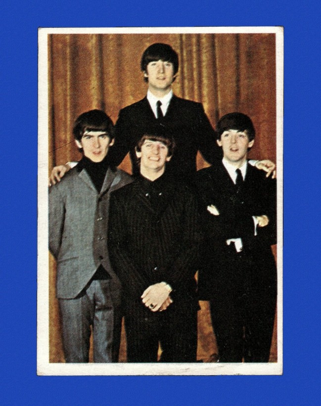 1964 Topps Beatles Color Set-Break # 21George, John, Ringo, Paul EX-EXMINT