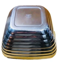 Vollrath 18-8 47637 Double Wall Square Insulated Beehive Serving Bowl 1.8qt