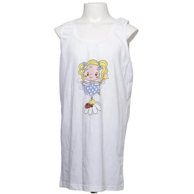 Jenika, Tank­top, Größe: 176, Weiß, Baumwolle/Elasthan, Print, Mädchen #HW5