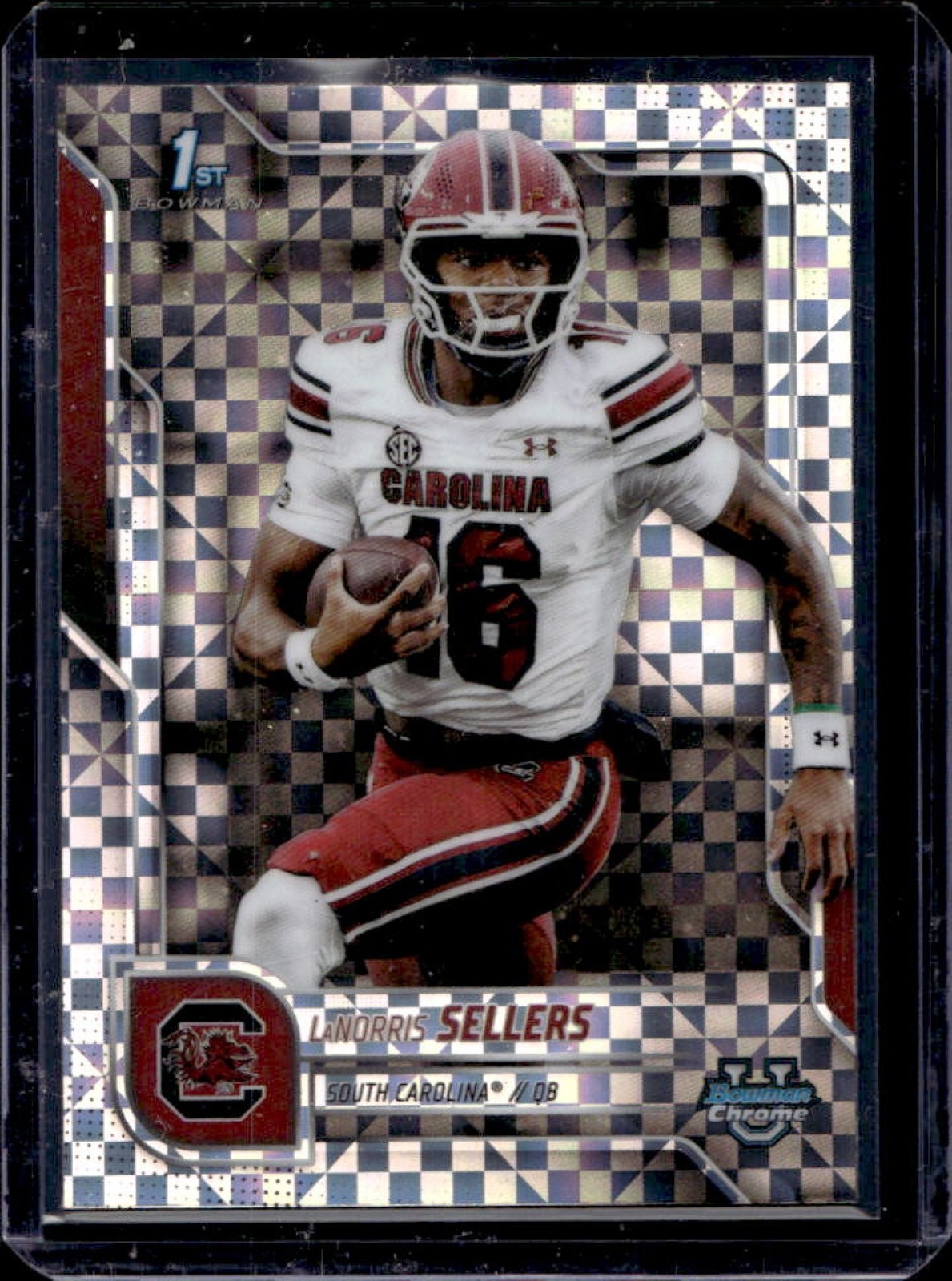 2025 Bowman Chrome U LaNorris Sellers X-Fractor 1st #168