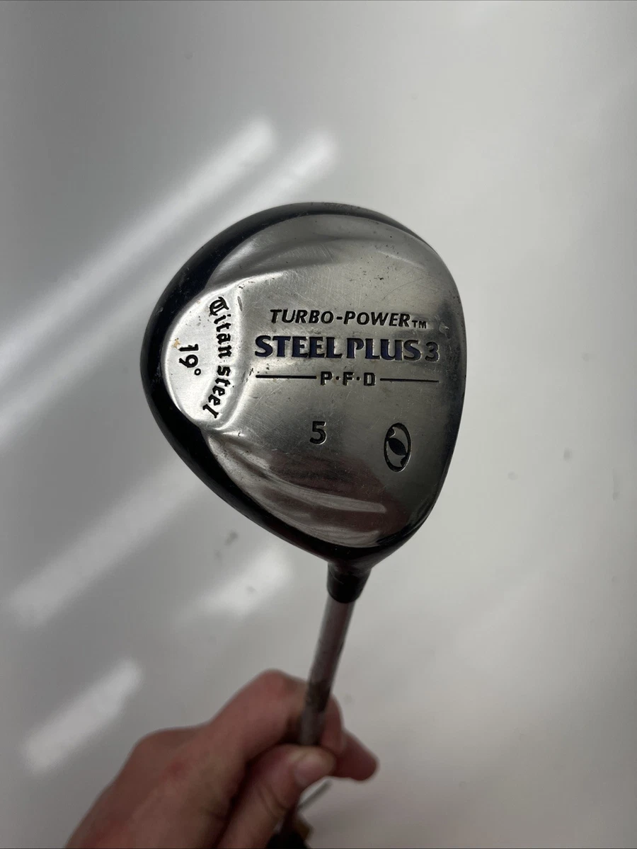 Turbo-Power Steel Plus III Fairway 5-Bois - Manche Graphite Régulier - 42,25 Pouces