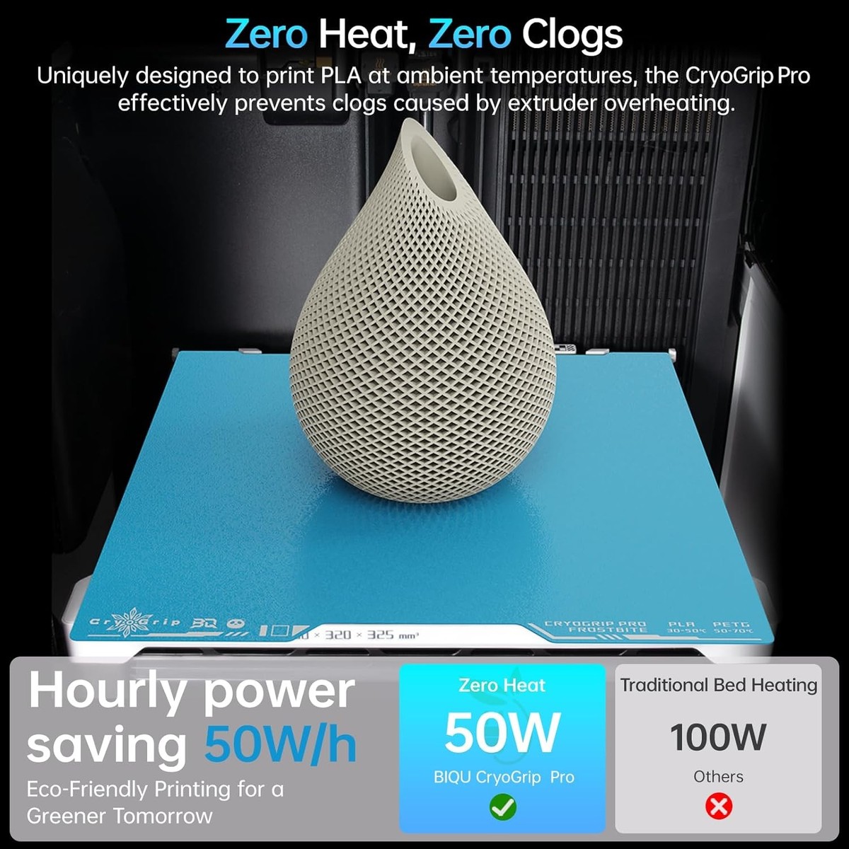 BIQU CryoGrip Pro Frostbite for Bambu-Lab H2D/H2S 3D Printer