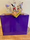 Disney 75 Years Of Love And Laughter Resin Figurine, Mickey and Friends w/Box