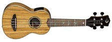 Luna High Tide Zebrawood Acoustic/Electric Soprano Ukulele w/ Gigbag