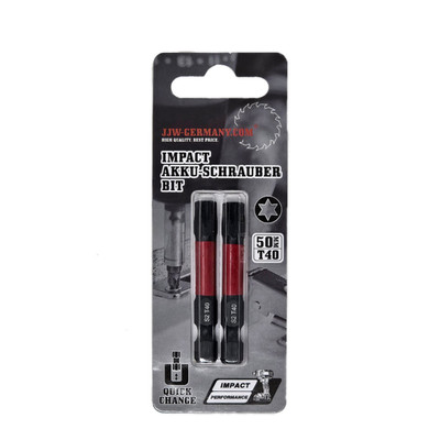 jjw-germany 2 St. Torx impact bits T 40 x 50 mm