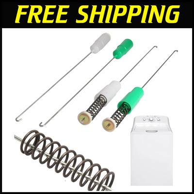 Complete 4-Piece Suspension Rod Set for GE Washers - Color-Coded & Lightweight