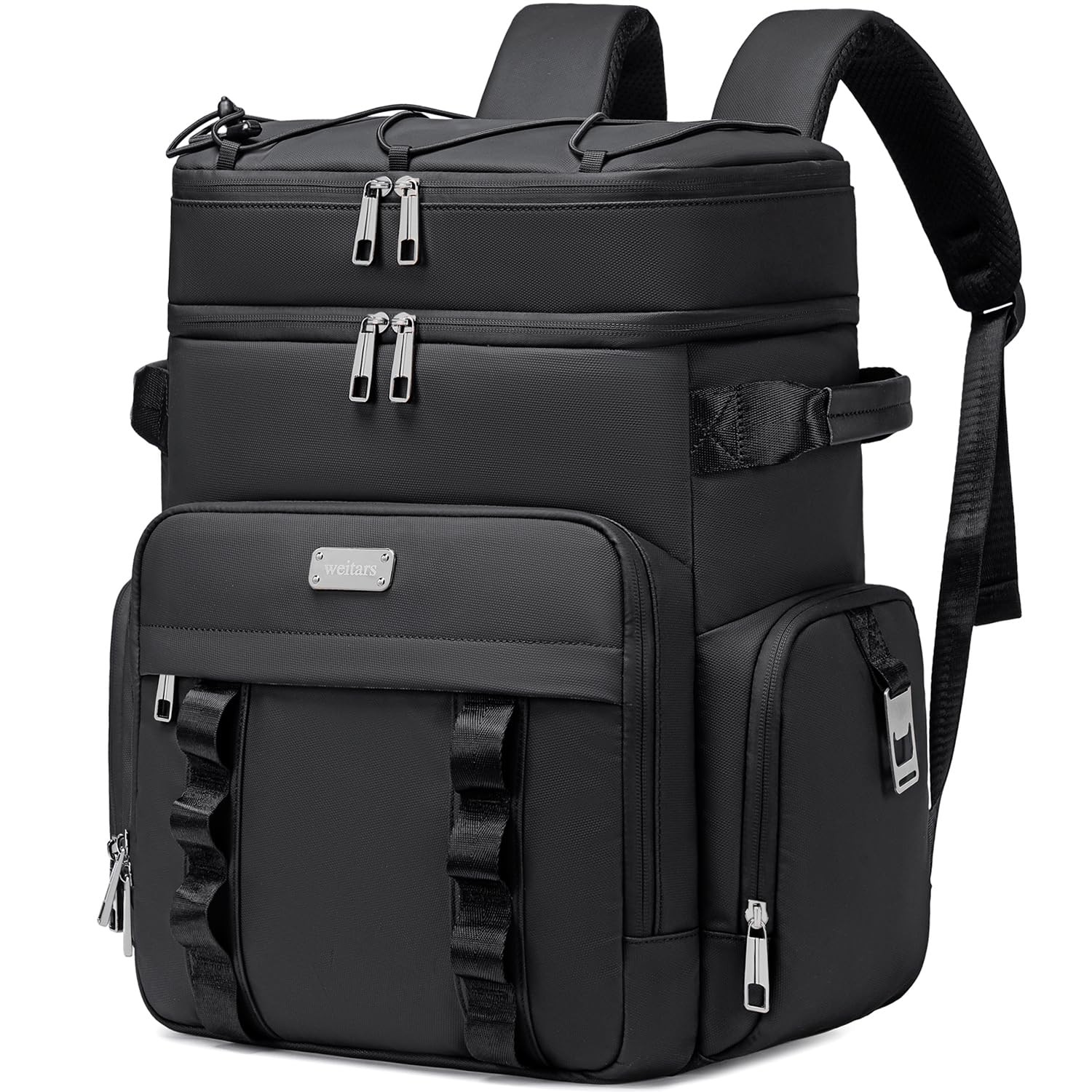 Insulated Double Deck Waterproof Cooler Backpack for Picnics Camping Travel