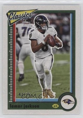 2022 Panini Classics Blue Back 43/75 Lamar Jackson #6 o7m