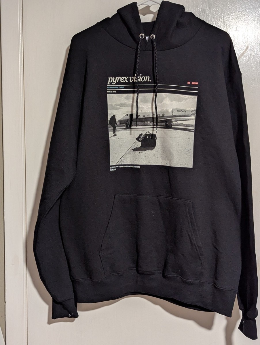日本未発売　Virgil Abloh フーディー Virgil Abloh Pyrex Vision Confluence 2012 Hoodie Black L Figures