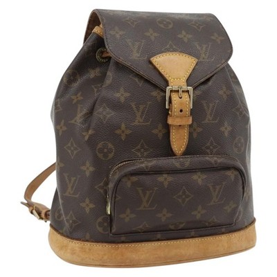 LOUIS VUITTON Monogram Montsouris MM Backpack M51136 LV Auth 181638