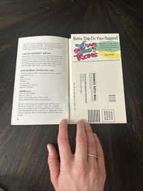 Sega CD Manual Only Stellar-Fire W/Reg Card