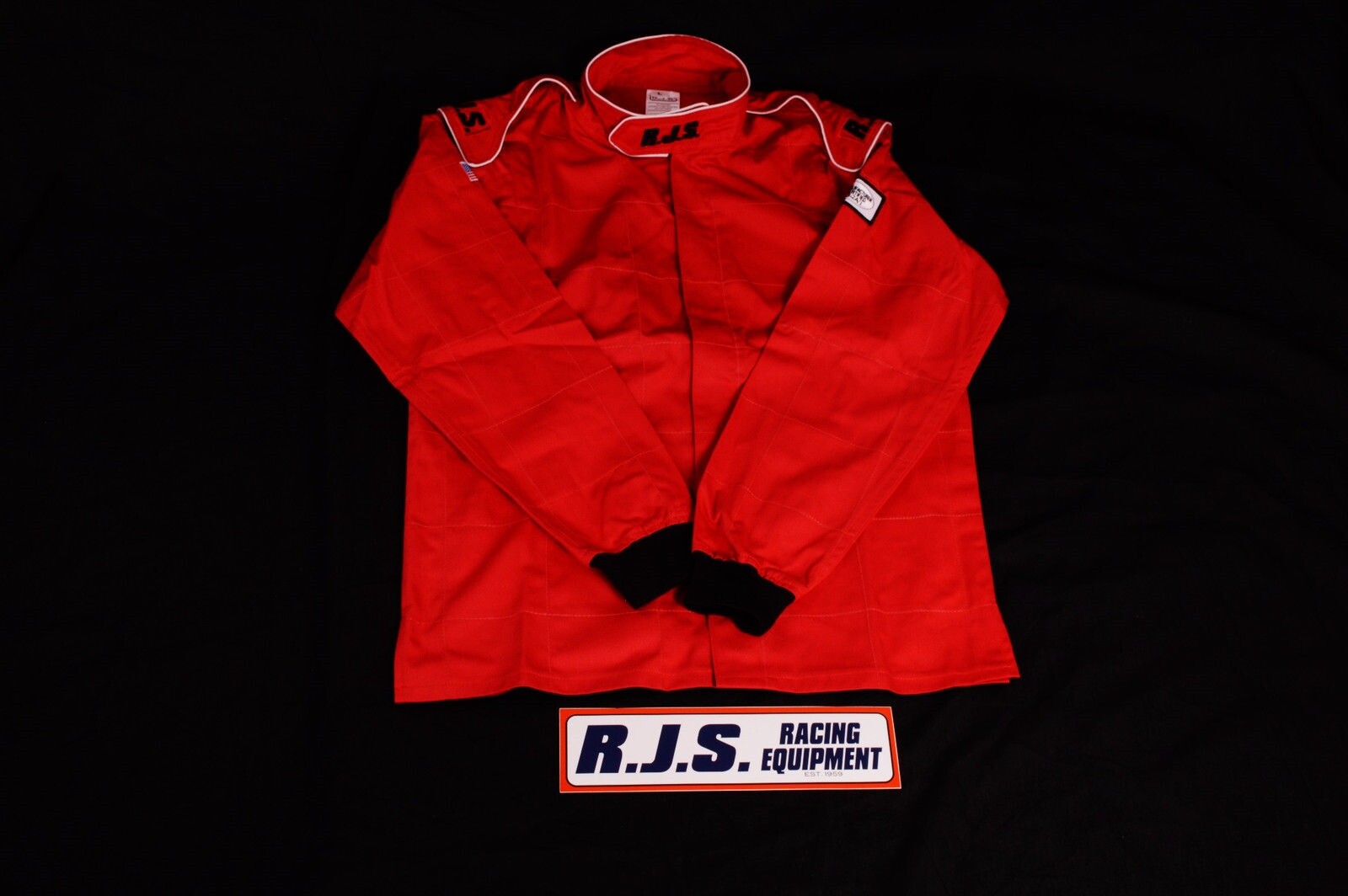 RJS RACING EQUIPMENT "ELITE" FIRE SUIT 3.2A/1 JACKET RED 3X 200400408