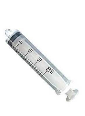 5/10/20/50 pack 20 ml Luer Lock syringes without needle indiv.wrapped sterile