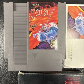 Joust (Nintendo NES, Box, 1988) Complete CIB Cleaned & Tested 
