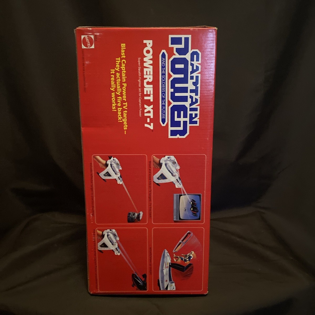 Captain Power Powerjet Xt-7 Factory Vintage 1987 Mattel