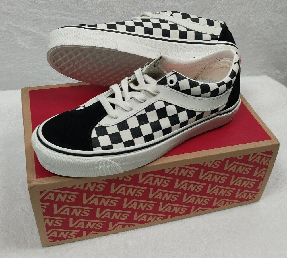 VANS Bold NI Checkerboard Black/True White Skate Shoes M 7, W 8.5 vn0a3wlpr6r $_57.JPG?set_id=8800005007 main image 3
