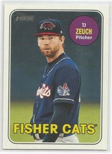 TJ Zeuch Toronto Blue Jays 2018 Topps Heritage Minors
