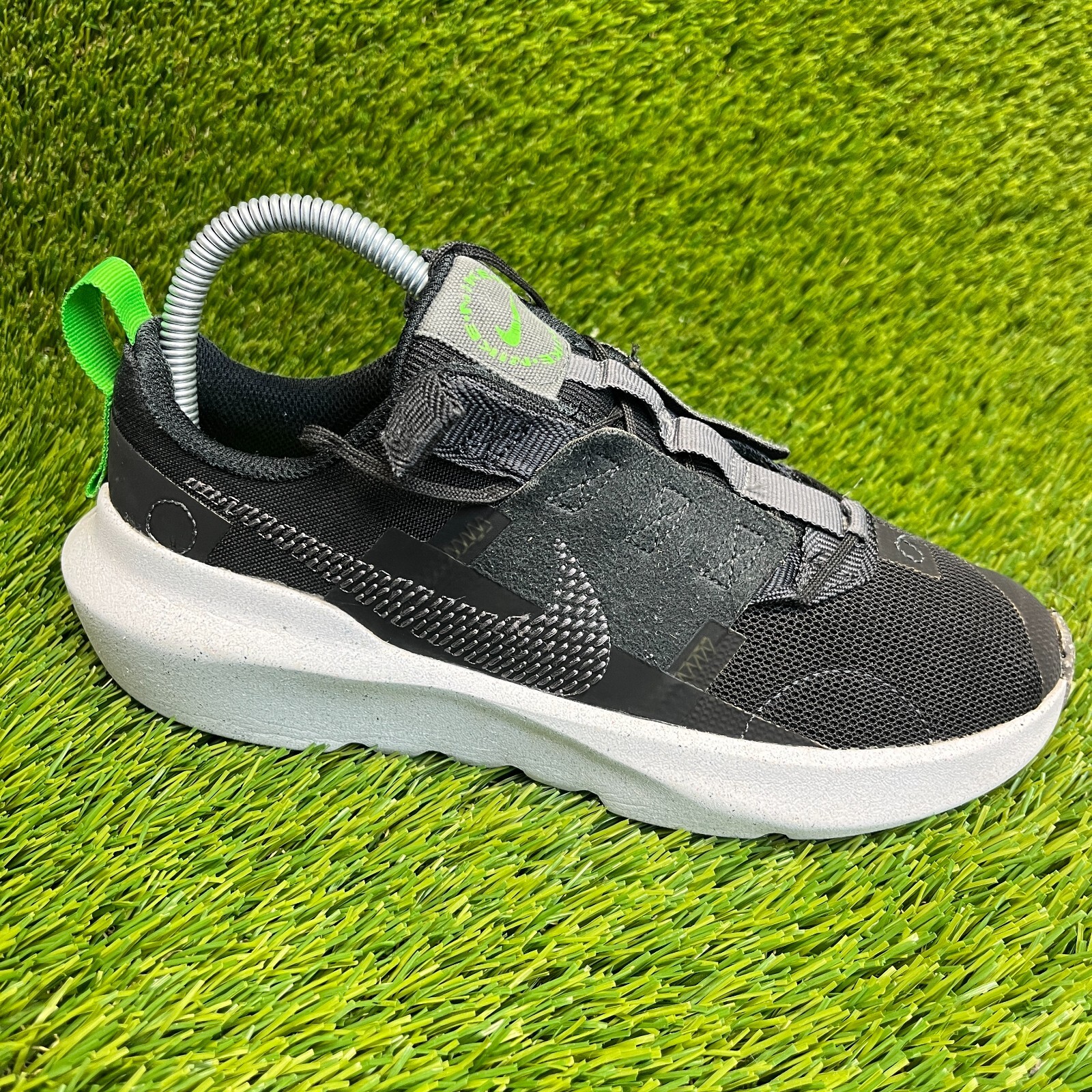 SAOLA Scarpe da ginnastica Nike Crater Impact da ragazzo taglia 4 5 anni nere bianche running atletiche