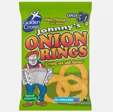 Golden Cross Johnnys Zwiebelringe 36 x 22g VOLLE BOX Mais Snack Party 