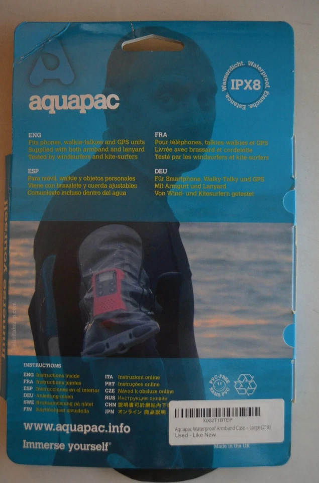 Estuche de brazalete impermeable Aquapac (sumergible 30 pies) Foto 4 de 4