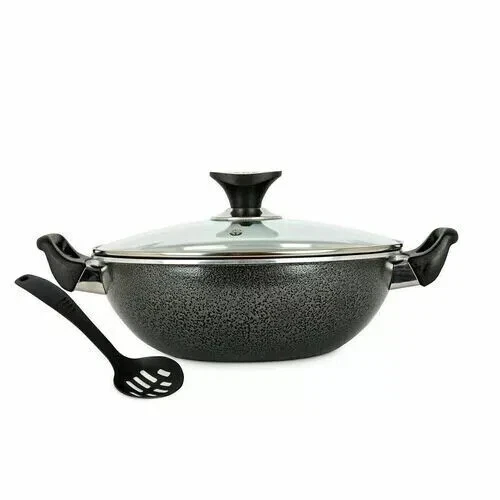 Non Stick Cooking Wok Deep Frying Pan Induction Dual Handle Glass Lid 27-40cm UK
Opens in a new wind