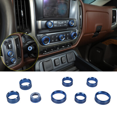 Center Console Air Conditioner Switch Knob Trim Bezel for Chevy Silverado 14-18