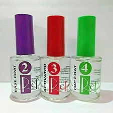 RED Dip Powder Liquid Dip Essentials (Base/Top/Activator) 0.5 fl oz  *Pick Any