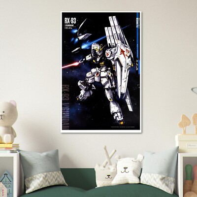 V Gundam - RX-93 - Gundam Mechanical Poster - Japanese Anime