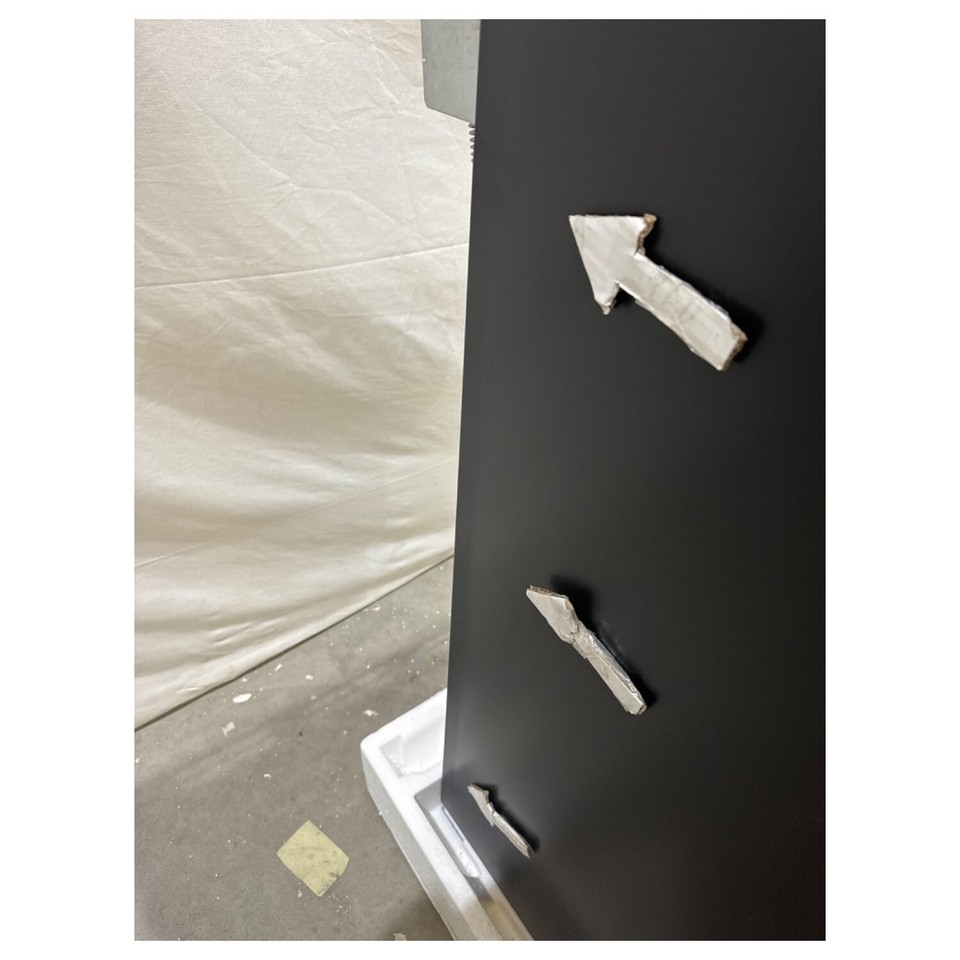 Stove Richmond 60cm Dual Fuel Range Cooker 4 Burner Gas Hob Black 600DF