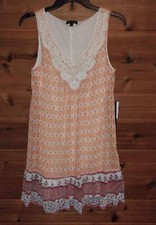 Summer Boho Dress Size XS pullover Printed Sleeveless NWT DressBarn Sale